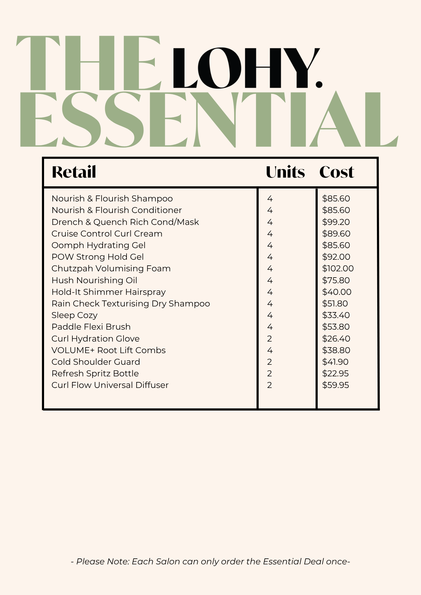 -The Essential- Introductory Deal