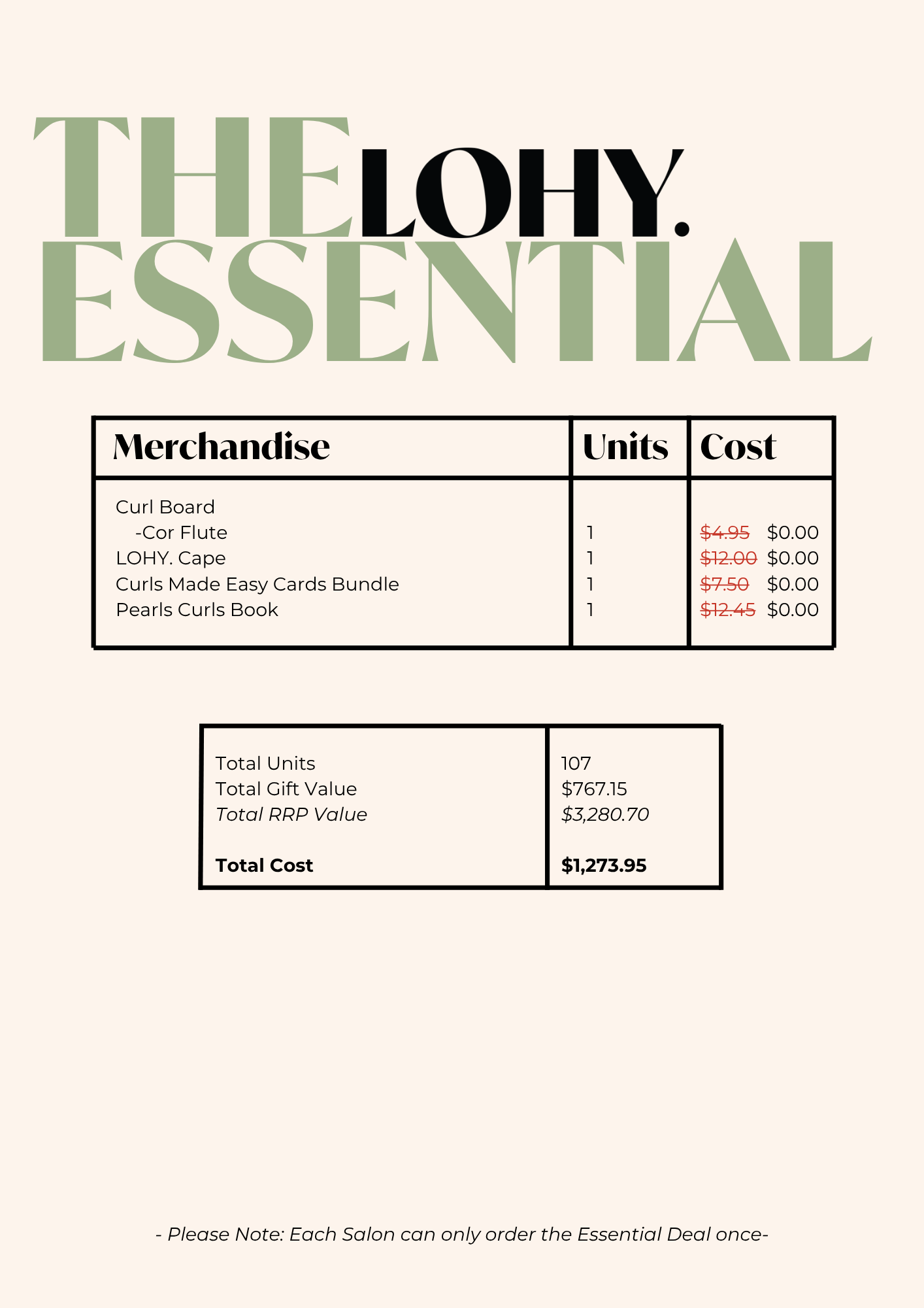 -The Essential- Introductory Deal