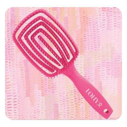 product photo of LOHY. Pink Paddle Brush
