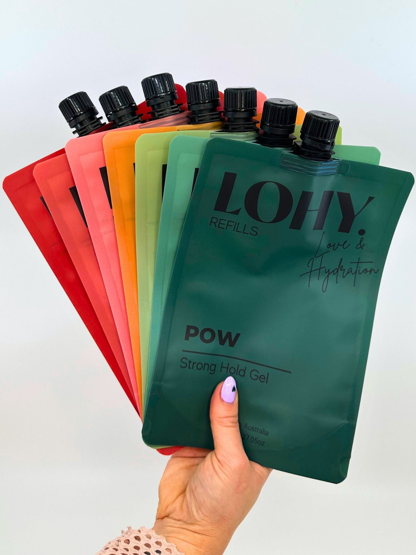POW Strong Hold Gel 800ml Refill Pouch