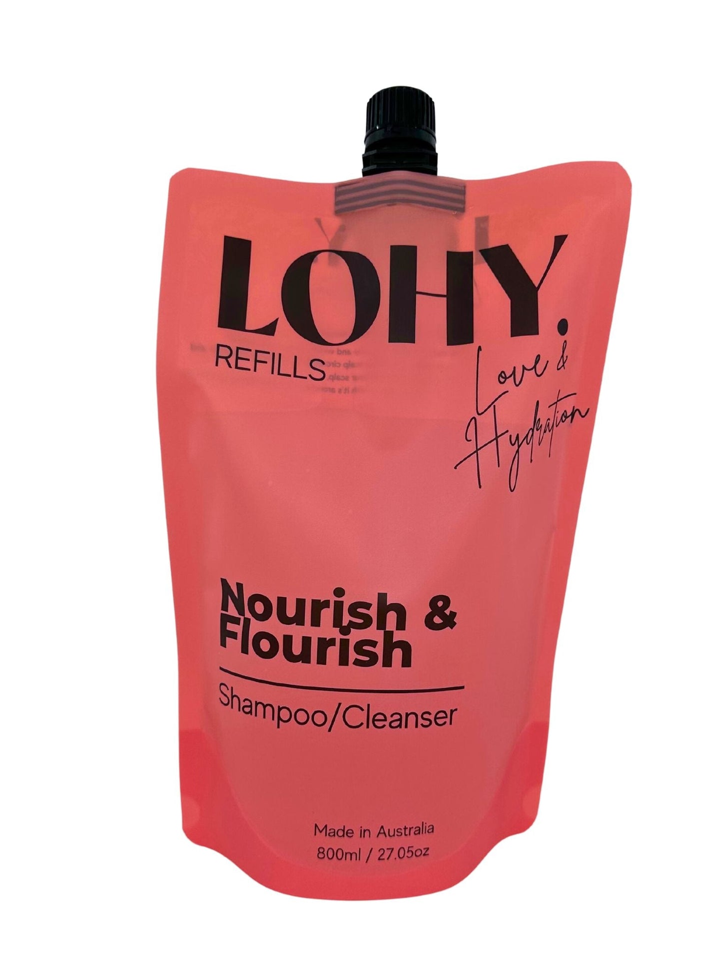 Nourish & Flourish Shampoo 800ml Refill Pouch