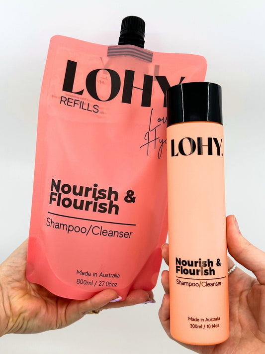 Nourish & Flourish Shampoo 800ml Refill Pouch