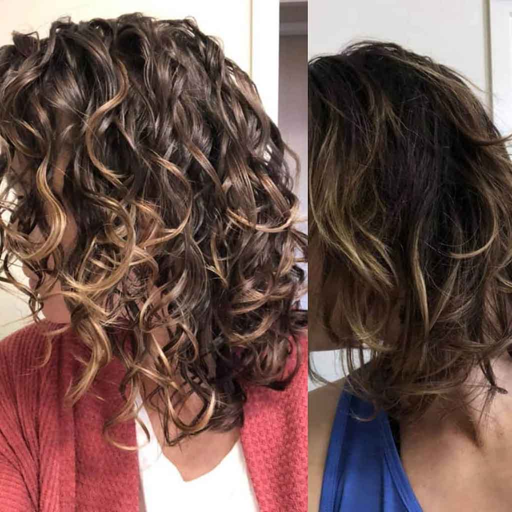Before and after using Nourish & Flourish Shampoo 1L Yeshair Australia